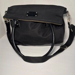 Kate Spade New York Handbag Black Gold Silver Hardware Crossbody Bag